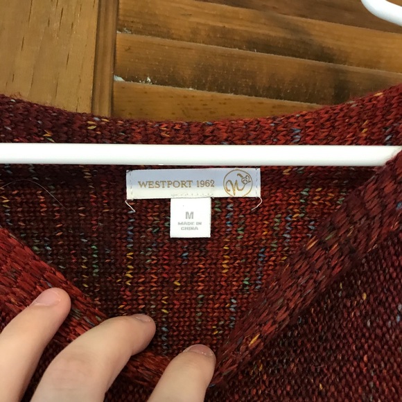 Red oversized sweater - Picture 3 of 3